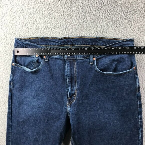LEVIS 559 Mens Size 38x29 (tag 38x30) Relaxed Fit Straight Leg Blue Denim Jeans - Picture 10 of 16